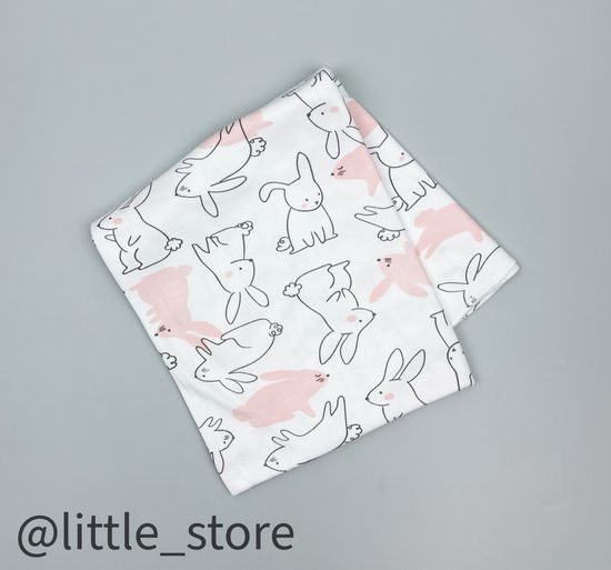 Пеленка хлопковая "Маленький зайчонок"