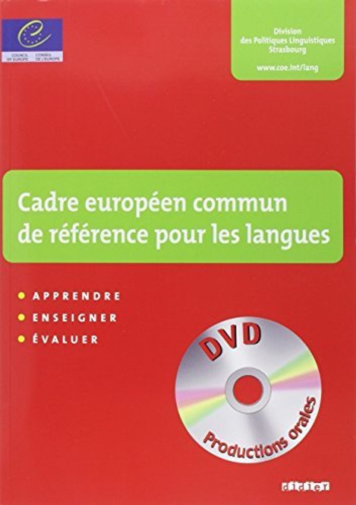 Cadre europeen commun de reference pour les langues (CECRL) Livre + DVD