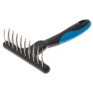 Грабли DeLIGHT двухрядные особопрочные широкие супердлинный зуб