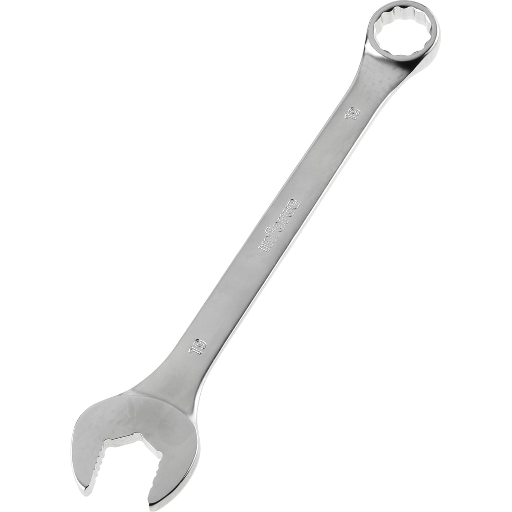 Комбинированный ключ 19мм Inforce, Сталь Cr-V, профессиональный, 06-05-20