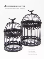 Клетка интерьерная для подвешивания растений 25*15 см