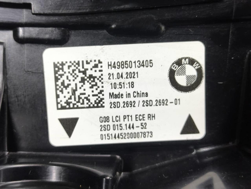 Фонарь правый внешний BMW X3 G01 (2021-н.в.)