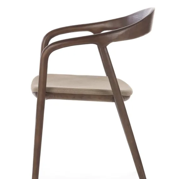 Стул с подлокотниками Esse Soft, коричневый