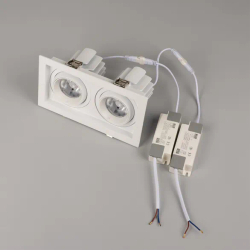 Светильник MS-VORTEX-BUILT-S210x117-2x20W Warm3000 (WH-WH, 40 deg, 230V) (Arlight, IP20 Металл, 5 лет) 057763