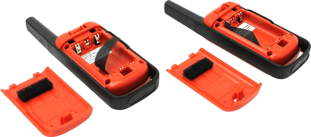 Рация (2 рации) Motorola TALKABOUT T42 Red, 4 км, 8 каналов, LCD, 3xAAA)