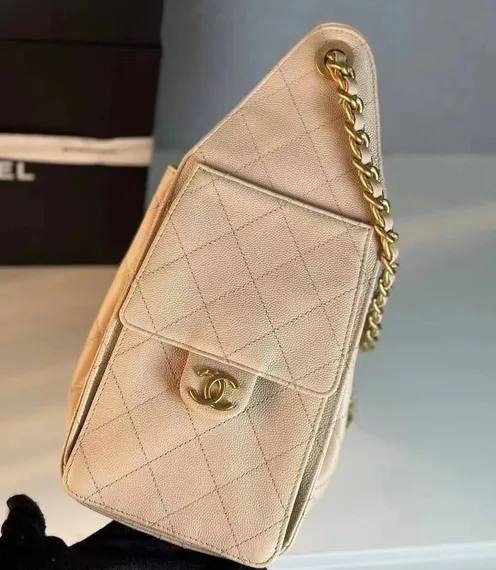 Сумка Chanel 25 small, бежевый