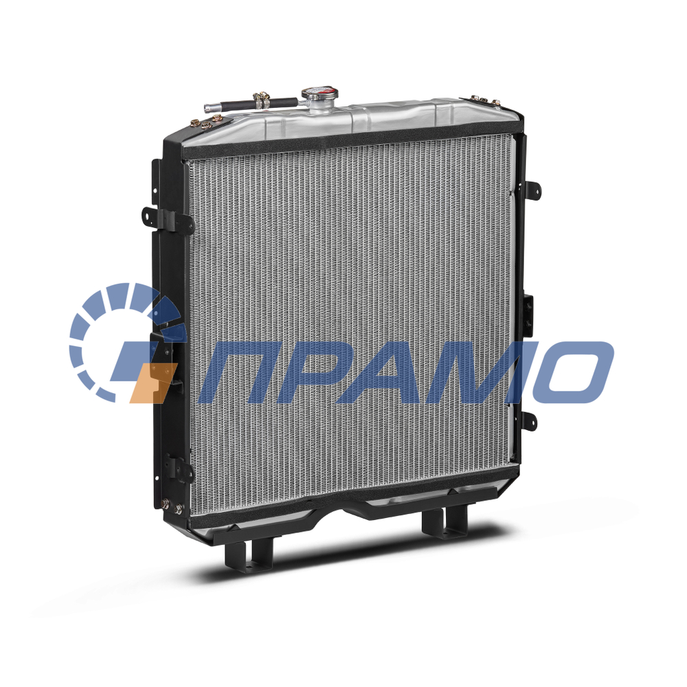 ЛР3205-1301010-20 (ПРАМО) Радиатор охлаждения двигателя алюминиевый 2х рядный