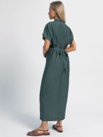 Платье Исландия (зеленое) П16086-30М LT Collection
