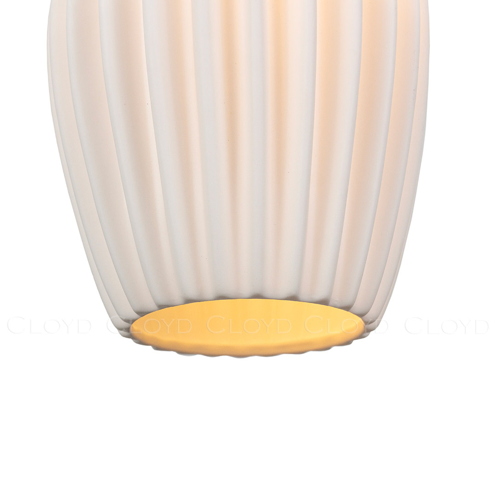 Подвесной светильник Cloyd TARUNA P1 / Ø18 см - керамика - золото (арт.11904)