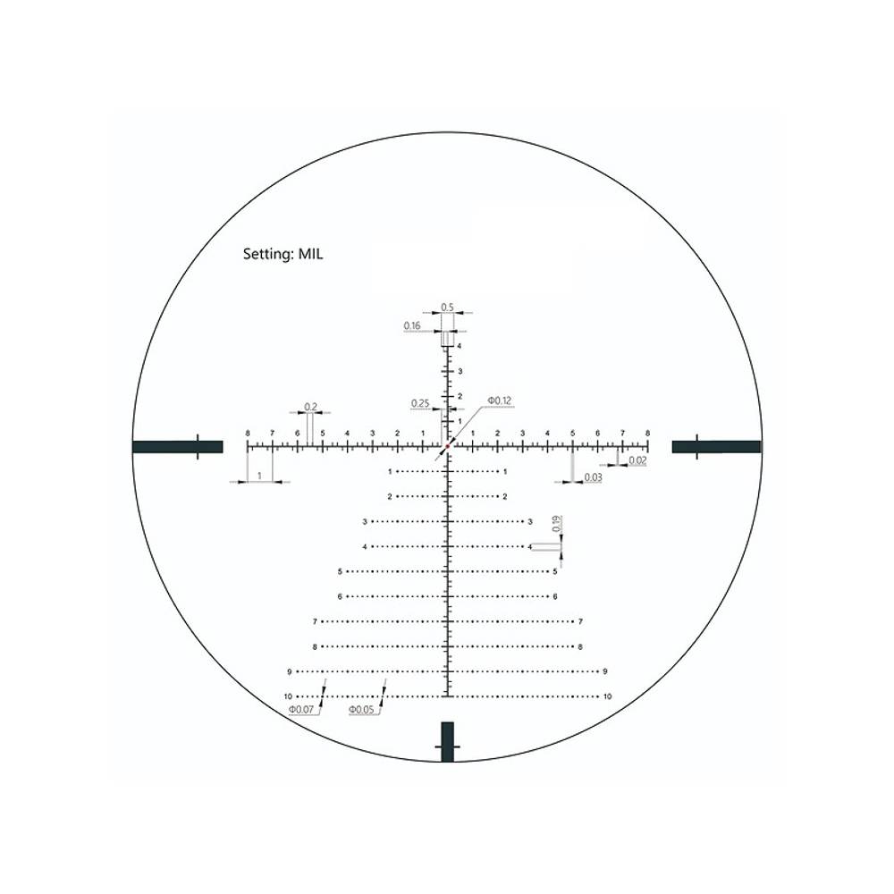 Оптический прицел Vector Optics FFP Continental x6 5-30x56 ( Тигр, СВД, ОП-СКС, ВПО-208 / Сетка VCT / с подсветкой )