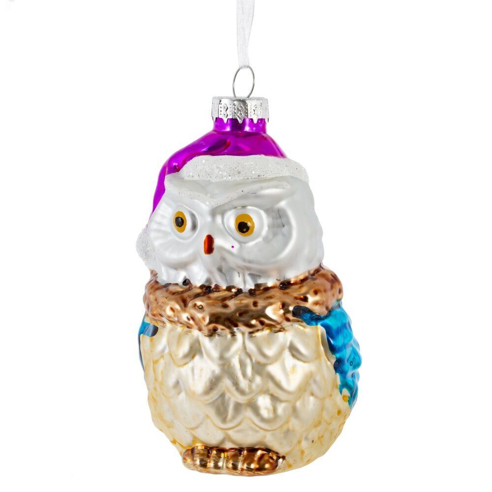 GAEM Украшение новогоднее "Сова", L7 W7 H12,5 см