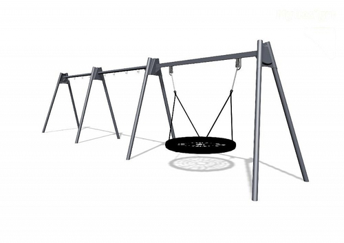 Качели Гнездо тройные