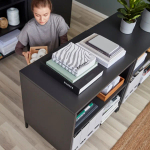 Шкаф - TROTTEN IKEA/ ТРОТТЕН ИКЕА,  80х75 см, черный