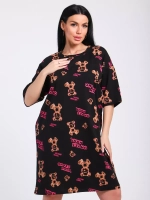 Платье-футболка спортивное оверсайз