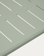 Уличный стол Brai из оцинкованной стали бирюзового цвета 180 x 90 см