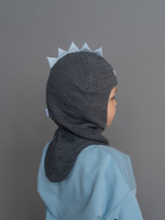 Шлем весенний/осенний вязаный (Грифельный) ОРЕО