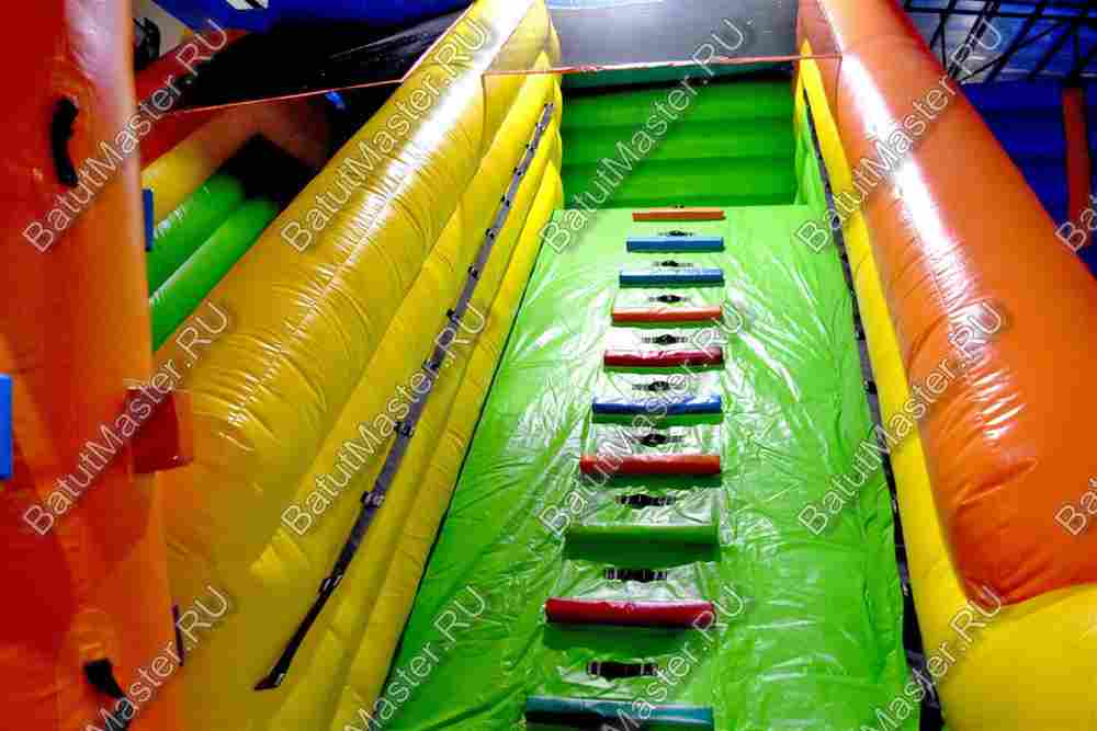 Коммерческий надувной батут "Побег из зоопарка"