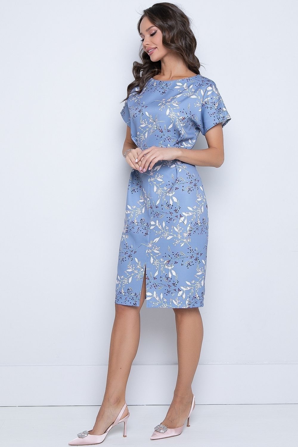 Платье Виктория (блу) Diolche (Акция)