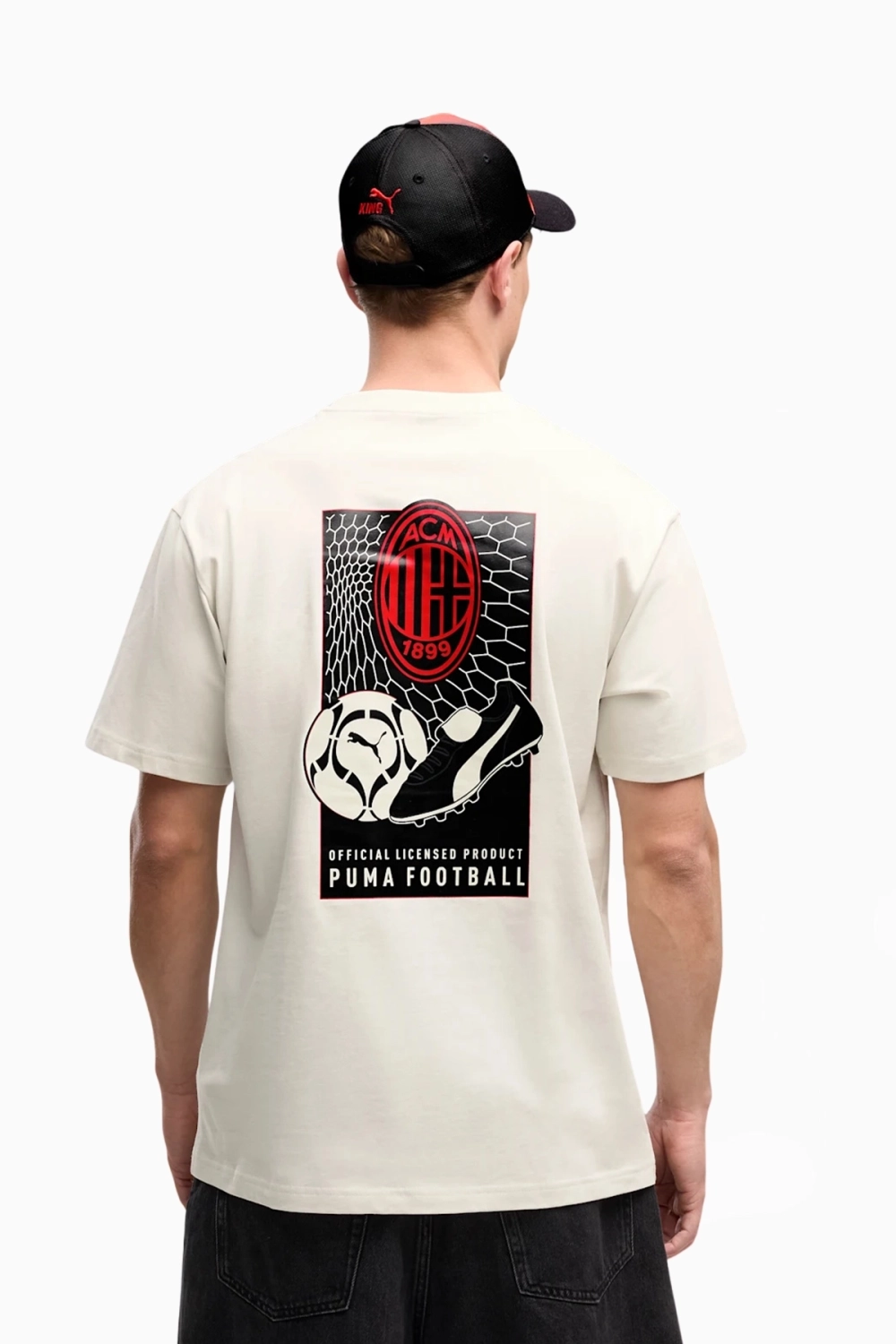 Футболка Puma AC Milan 26/27 ftblCulture Relaxed Tee - бежевый