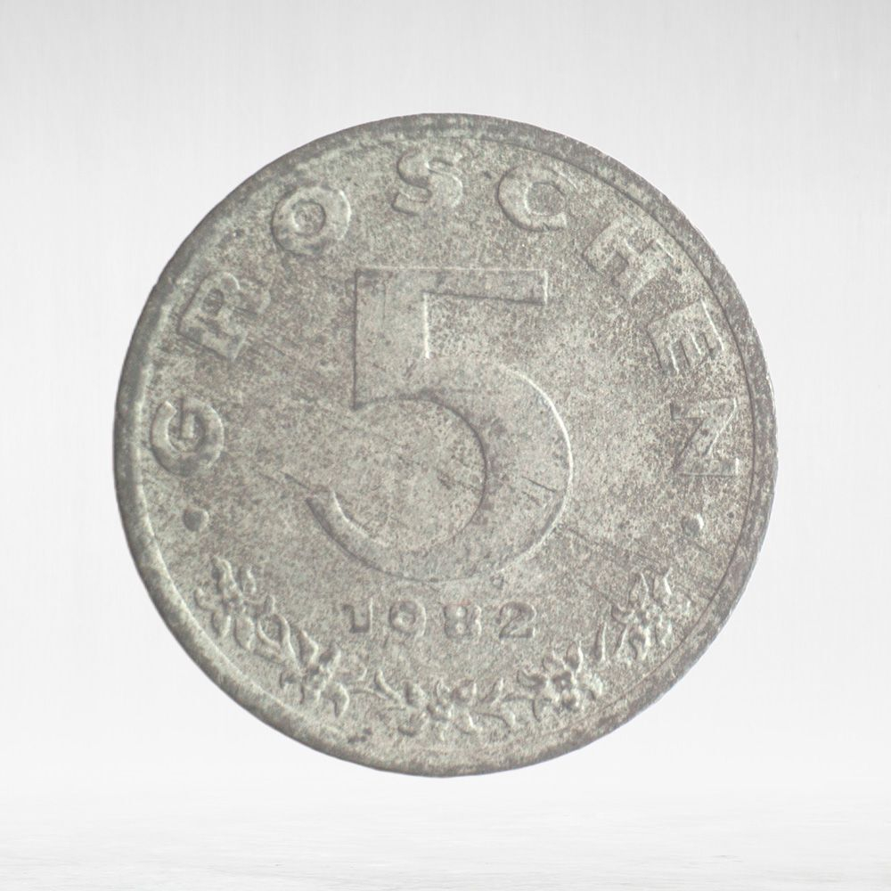 Austria, 5 Groschen, 1982, F