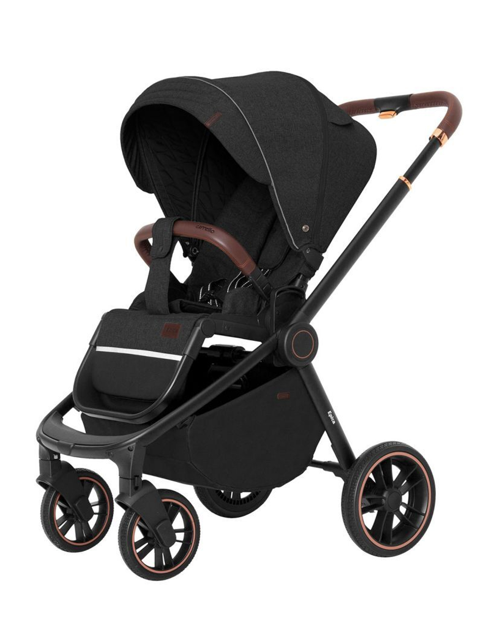 Коляска 3 в 1 Carrello Epica CRL-8511/1, Space Black / Черная рама (Черный)