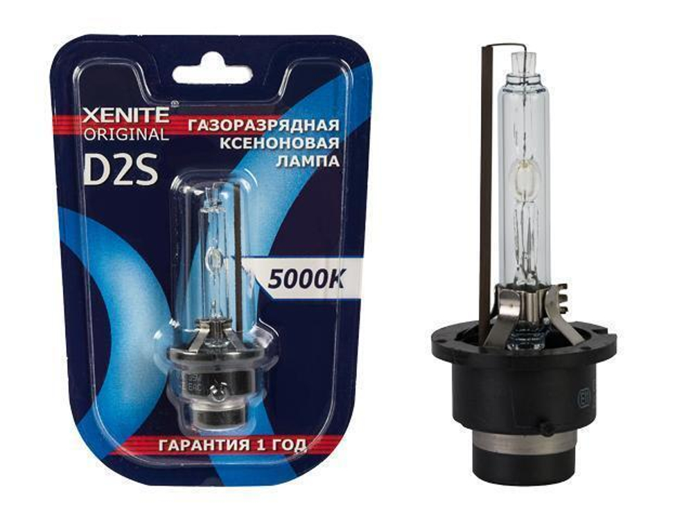 Лампа D2S 5000К ксеноновый свет Xenite Original гарантия 1 год