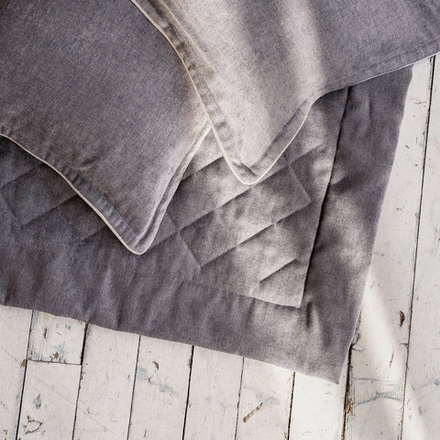 Покрывало на кровать ДЕККО (арт. BL02-401-04) - темно-серый