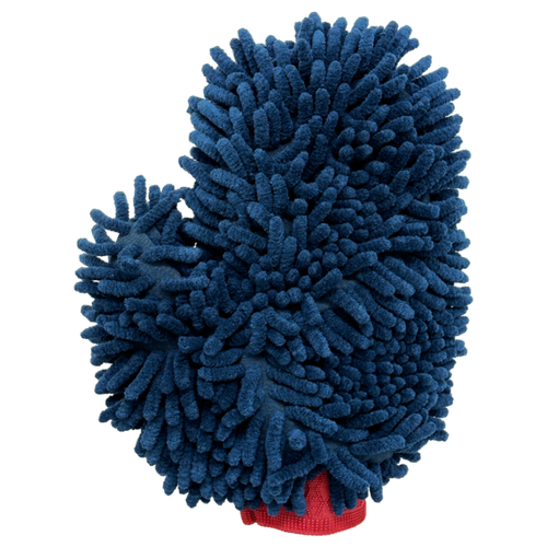 Плюшевая шиниловая варежка для мойки авто LERATON MW7