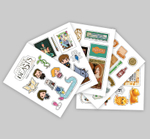 Набор стикеров. Фантастические твари