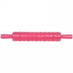 Скалка пластмассовая фигурная «Звездочки-сердечки» 37*5см