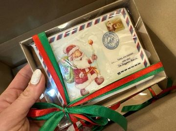 Новогодняя открытка в коробочке