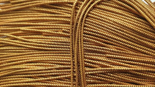 Канитель фигурная зиг-заг 2.6мм антик