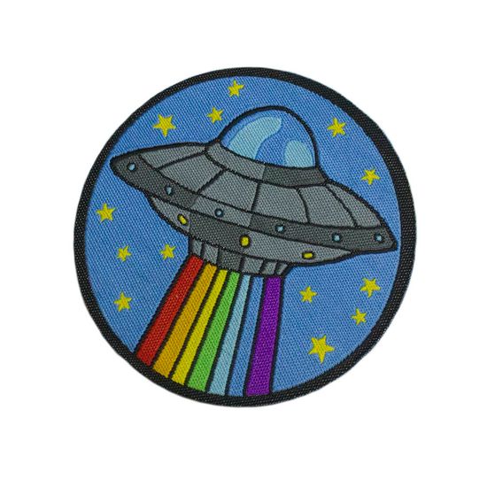 Термонаклейка на рюкзак и на одежду. UFO