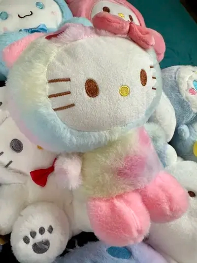 Мягкая Игрушка Хеллоу Китти 25 см с Розовым бантиком