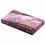 Акварель художественная кюветы НАБОР 36 цветов по 3,5 г, металлический кейс, BRAUBERG ART PREMIERE, 191774