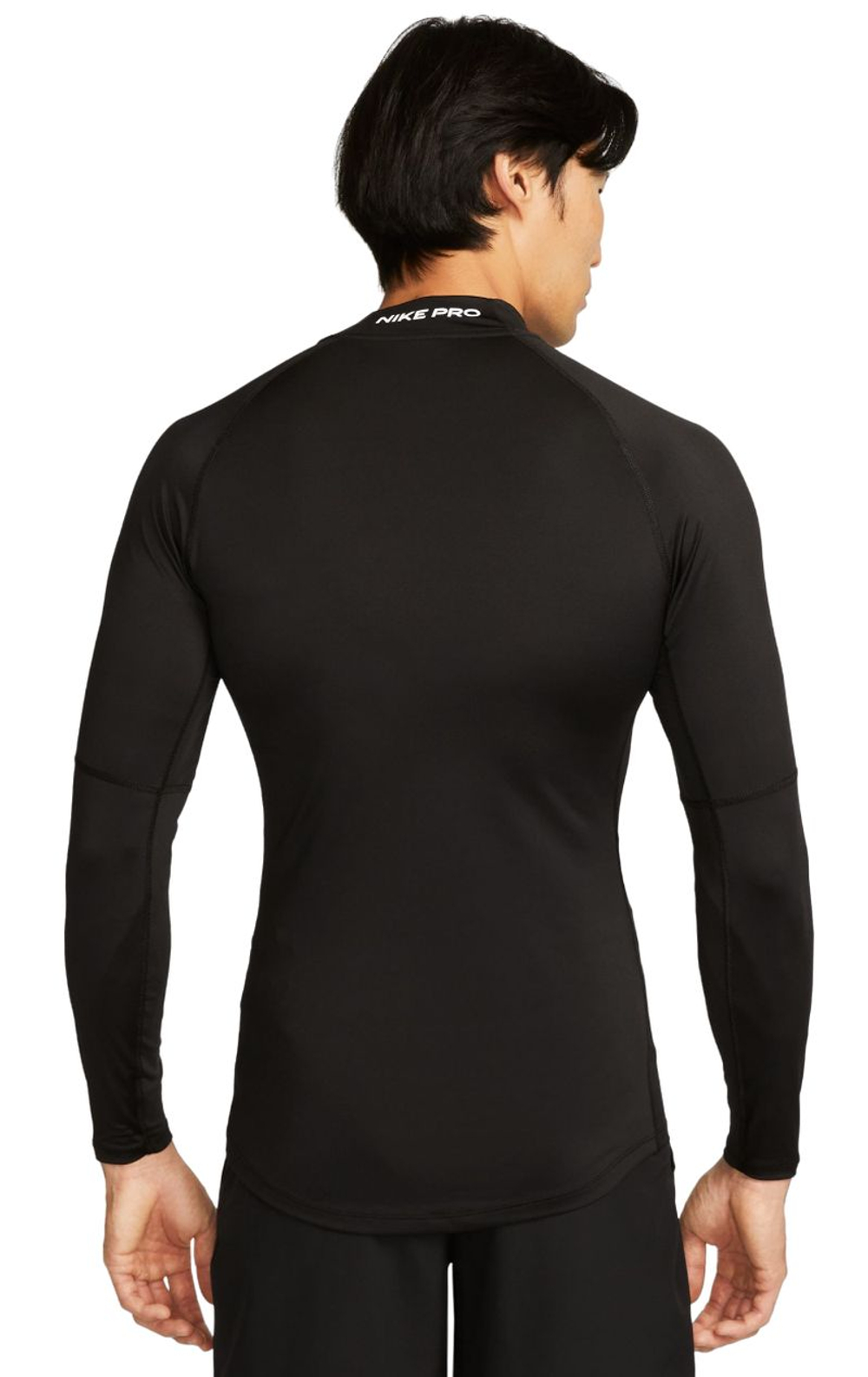 Компрессионка  Nike Pro Dri-FIT фитнес Mock-Neck Long-Sleeve - черный