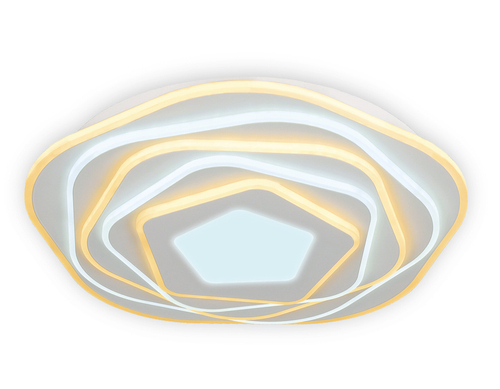 Потолочный светодиодный светильник с пультом FA814 WH белый 78W D500*80 (ПДУ РАДИО 2.4)