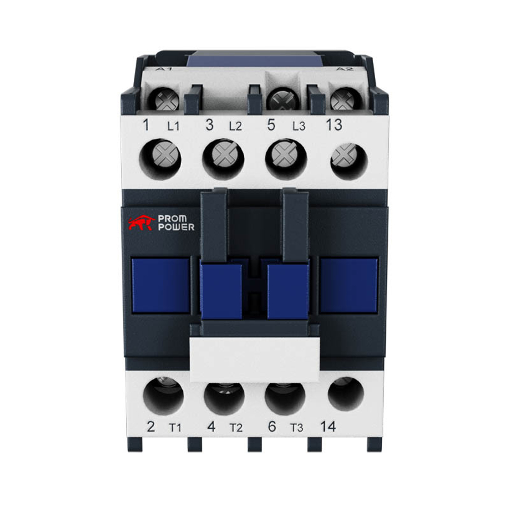 Контактор JLC1-D18-10-F5 (AC110), номинальный ток 18A, 3 полюса, доп контакт 1НО, напряжение катушки 110VAC