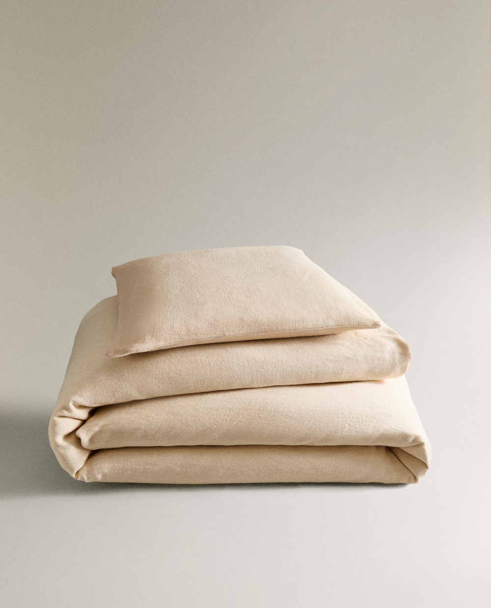 Zara Home покрывало из льна, песочный