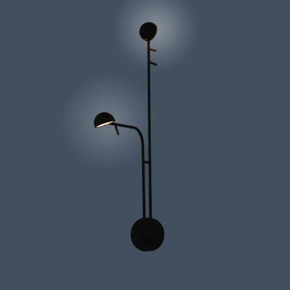 Настенный светильник Anam 70х30 см, черный