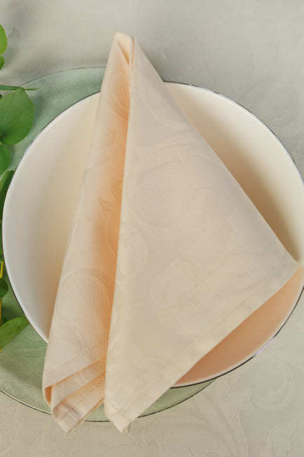 Скатерть 180x320 и 12 салфеток EmilioGatti Florida Avorio