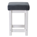 Табурет Икеа с мягким сиденьем из сосны