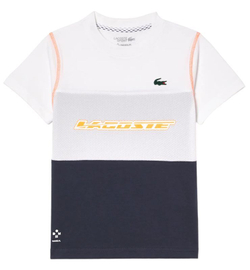 Футболка для мальчика теннисная Lacoste Tennis x Daniil Medvedev Jersey T-Shirt - разноцветный