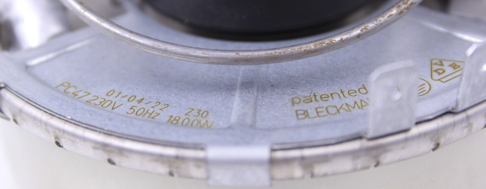 ТЭН проточный PC47 1800W Bleckman посудомоечной машины Haier HDWE14-094RU с патрубком