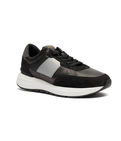 Кожаные кроссовки jace_runn BOSS BLACK - черный(50522863)