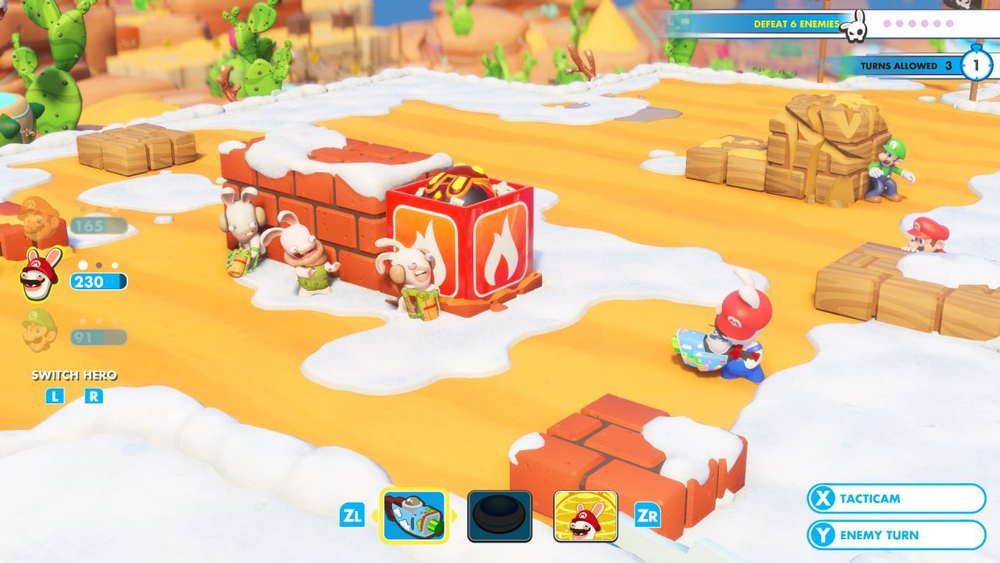 Mario + Rabbids. Kingdom Battle (Битва За Королевство) (картридж для Nintendo Switch, интерфейс и субтитры на русском языке)