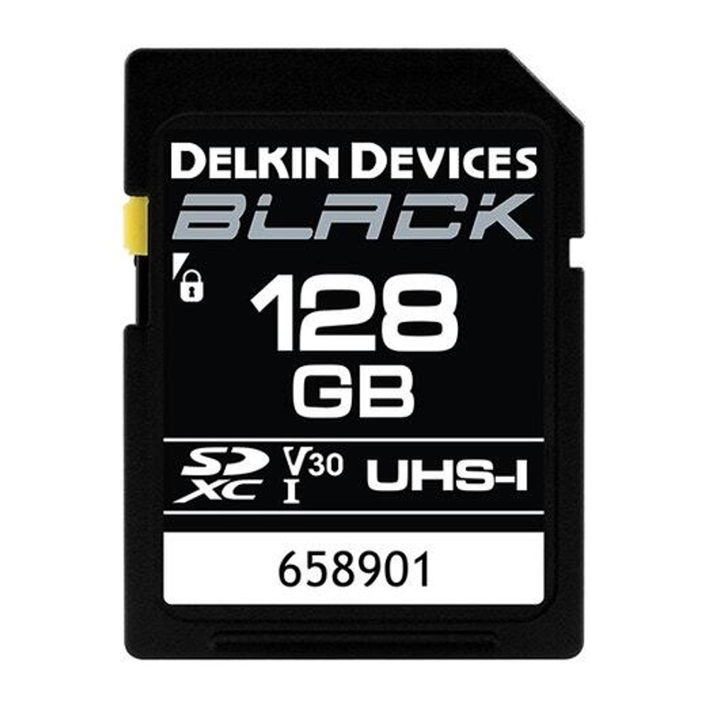 SD Delkin 128GB BLACK UHS-I SDXC