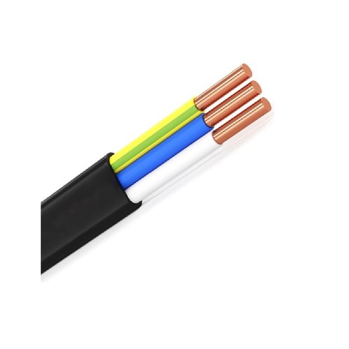 Кабель ВВГ-Пнг(А) 3х6 (ГОСТ) (ККЗ) Плоский негорючий с маркировкой длины