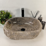 Раковина из мрамора Erozy Grey EM-65560 50*39*15 0887