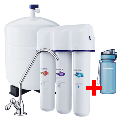 Аквафор Osmo Pro 100 водоочиститель + Бутылочка Аквафор в ПОДАРОК